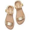 image:imageDREAM PAIRS Womens Ankle Strap Flat Sandals Open Toes One Band Buckle Summer Dressy SandalsGold