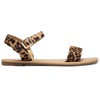 image:imageDREAM PAIRS Womens Ankle Strap Flat Sandals Open Toes One Band Buckle Summer Dressy SandalsLeopard