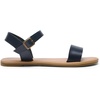 image:imageDREAM PAIRS Womens Ankle Strap Flat Sandals Open Toes One Band Buckle Summer Dressy SandalsNavy