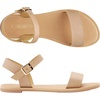 image:imageDREAM PAIRS Womens Ankle Strap Flat Sandals Open Toes One Band Buckle Summer Dressy SandalsNude