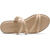 image:imageDREAM PAIRS Womens Clear Studded Rhinestone Slide Sandals Slip on Open Toe Cute Flat Sandals for SummerNudepu