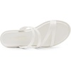 image:imageDREAM PAIRS Womens Clear Studded Rhinestone Slide Sandals Slip on Open Toe Cute Flat Sandals for SummerWhitepu