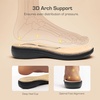 image:imageDREAM PAIRS Womens Comfort Dressy Rhinestone Summer Beach Sandals Slipon Flat Walking Orthopedic Sandals with Elastica Back StrapNavy