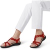 image:imageDREAM PAIRS Womens Comfort Dressy Rhinestone Summer Beach Sandals Slipon Flat Walking Orthopedic Sandals with Elastica Back StrapRed