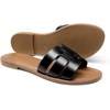 image:imageDREAM PAIRS Womens Dressy Slide Sandals Slipon Comfortable Slides Fashion Casual Open Toe Summer Beach SandalsBlack