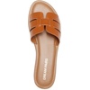 image:imageDREAM PAIRS Womens Dressy Slide Sandals Slipon Comfortable Slides Fashion Casual Open Toe Summer Beach SandalsBrown