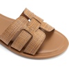image:imageDREAM PAIRS Womens Dressy Slide Sandals Slipon Comfortable Slides Fashion Casual Open Toe Summer Beach SandalsBrownraffia