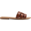 image:imageDREAM PAIRS Womens Dressy Slide Sandals Slipon Comfortable Slides Fashion Casual Open Toe Summer Beach SandalsDark Brown