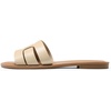 image:imageDREAM PAIRS Womens Dressy Slide Sandals Slipon Comfortable Slides Fashion Casual Open Toe Summer Beach SandalsNudepu