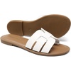 image:imageDREAM PAIRS Womens Dressy Slide Sandals Slipon Comfortable Slides Fashion Casual Open Toe Summer Beach SandalsWhite