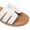 image:imageDREAM PAIRS Womens Dressy Slide Sandals Slipon Comfortable Slides Fashion Casual Open Toe Summer Beach SandalsWhite
