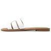 image:imageDREAM PAIRS Womens Dressy Slide Sandals Slipon Comfortable Slides Fashion Casual Open Toe Summer Beach SandalsWhite