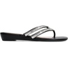 image:imageDREAM PAIRS Womens Fashion Rhinestones Design Slides Sandals Dress Daily Flat Sandals for SummerBlack