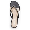 image:imageDREAM PAIRS Womens Fashion Rhinestones Design Slides Sandals Dress Daily Flat Sandals for SummerBlack Glitter