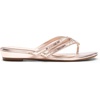 image:imageDREAM PAIRS Womens Fashion Rhinestones Design Slides Sandals Dress Daily Flat Sandals for SummerChampagneGoldpu