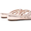 image:imageDREAM PAIRS Womens Fashion Rhinestones Design Slides Sandals Dress Daily Flat Sandals for SummerChampagneGoldpu