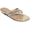 image:imageDREAM PAIRS Womens Fashion Rhinestones Design Slides Sandals Dress Daily Flat Sandals for SummerGold