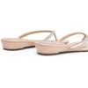 image:imageDREAM PAIRS Womens Fashion Rhinestones Design Slides Sandals Dress Daily Flat Sandals for SummerNude