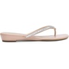 image:imageDREAM PAIRS Womens Fashion Rhinestones Design Slides Sandals Dress Daily Flat Sandals for SummerNude