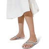 image:imageDREAM PAIRS Womens Fashion Rhinestones Design Slides Sandals Dress Daily Flat Sandals for SummerSilver