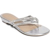 image:imageDREAM PAIRS Womens Fashion Rhinestones Design Slides Sandals Dress Daily Flat Sandals for SummerSilver