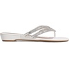 image:imageDREAM PAIRS Womens Fashion Rhinestones Design Slides Sandals Dress Daily Flat Sandals for SummerWhite