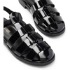 image:imageDREAM PAIRS Womens Fisherman Gladiator Braided Flat Sandal Cute Woven Strappy Closed Toe Shoes for SummerBlackpat