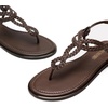 image:imageDREAM PAIRS Womens Flat Sandals Dressy Summer Stappy Comfortable Ankle Elastic TStrap Beach Thong SandalsBrown