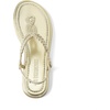 image:imageDREAM PAIRS Womens Flat Sandals Dressy Summer Stappy Comfortable Ankle Elastic TStrap Beach Thong SandalsGold