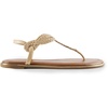 image:imageDREAM PAIRS Womens Flat Sandals Dressy Summer Stappy Comfortable Ankle Elastic TStrap Beach Thong SandalsNude