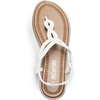 image:imageDREAM PAIRS Womens Flat Sandals Dressy Summer Stappy Comfortable Ankle Elastic TStrap Beach Thong SandalsWhite