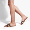 image:imageDREAM PAIRS Womens Flat Sandals Slip On Slides Sandals Square Open Toe Jacquard Braided Fashion Slides Casual Beach Slippers for SummerBlack