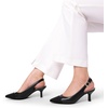 image:imageDREAM PAIRS Womens Kitten Heel Slingback Pointed Closed Toe Low Stiletto Heels Dress Bridal Elegant Wedding Pumps ShoesAll Black