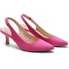 image:imageDREAM PAIRS Womens Kitten Heel Slingback Pointed Closed Toe Low Stiletto Heels Dress Bridal Elegant Wedding Pumps ShoesHot Pink