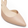 image:imageDREAM PAIRS Womens Kitten Heel Slingback Pointed Closed Toe Low Stiletto Heels Dress Bridal Elegant Wedding Pumps ShoesNude