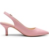 image:imageDREAM PAIRS Womens Kitten Heel Slingback Pointed Closed Toe Low Stiletto Heels Dress Bridal Elegant Wedding Pumps ShoesPinkpu