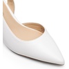 image:imageDREAM PAIRS Womens Kitten Heel Slingback Pointed Closed Toe Low Stiletto Heels Dress Bridal Elegant Wedding Pumps ShoesWhite