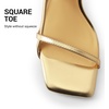image:imageDREAM PAIRS Womens Low Kitten Heels Square Open Toe Ankle Strap Party Wedding Dressy 216 Inch 2026 Sandals Shoes With Quiet Heel CapGold
