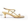 image:imageDREAM PAIRS Womens Low Kitten Heels Square Open Toe Ankle Strap Party Wedding Dressy 216 Inch 2026 Sandals Shoes With Quiet Heel CapGold
