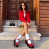 image:imageDREAM PAIRS Womens Mary Janes Shoes Platform Dress Low Heel Chunky Pumps Round Toe Ankle Strap Pumps Shoes Oxfords EstherRed