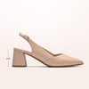 image:imageDREAM PAIRS Womens Slingback Chunky Heels for Women Comfortable Pointed Closed Toe Block Heels Wedding Party Womens Pumps Business Casual Work Dress ShoesNude