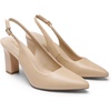 image:imageDREAM PAIRS Womens Slingback Heels Chunky Block Heels Pointed Toe Closed Toe Pumps Comfortable Work Office Business ShoesNude