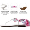image:imageDREAM PAIRS Womens TStrap Thong Flat Sandals with Cute Square Toe Strappy for SummerWhite