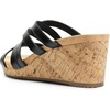 image:imageDREAM PAIRS Dressy Wedge Sandals for Women Casual Summer Comfort Cork Strappy Platform Slides SandalsBlack