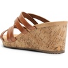 image:imageDREAM PAIRS Dressy Wedge Sandals for Women Casual Summer Comfort Cork Strappy Platform Slides SandalsBrown