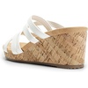 image:imageDREAM PAIRS Dressy Wedge Sandals for Women Casual Summer Comfort Cork Strappy Platform Slides SandalsWhite
