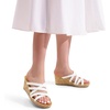 image:imageDREAM PAIRS Dressy Wedge Sandals for Women Casual Summer Comfort Cork Strappy Platform Slides SandalsWhite