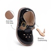 image:imageDREAM PAIRS Girls Mary Jane Shoes  Toddler School Uniform Dress Shoes Wide Toe Ballet Flats for Little KidsAll Black