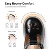 image:imageDREAM PAIRS Girls Mary Jane Shoes  Toddler School Uniform Dress Shoes Wide Toe Ballet Flats for Little KidsBlack