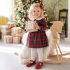 image:imageDREAM PAIRS Girls Mary Jane Shoes  Toddler School Uniform Dress Shoes Wide Toe Ballet Flats for Little KidsRed